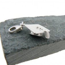 Sterling Silver Mortar Board Charm