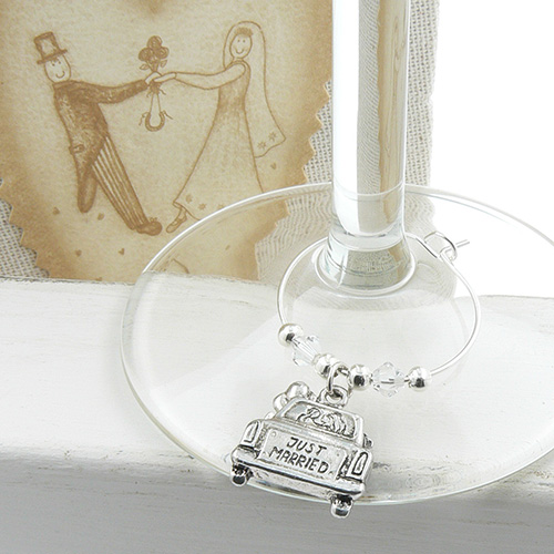 Wedding Wine Glass Charms Set of 6 Occasions Emporium